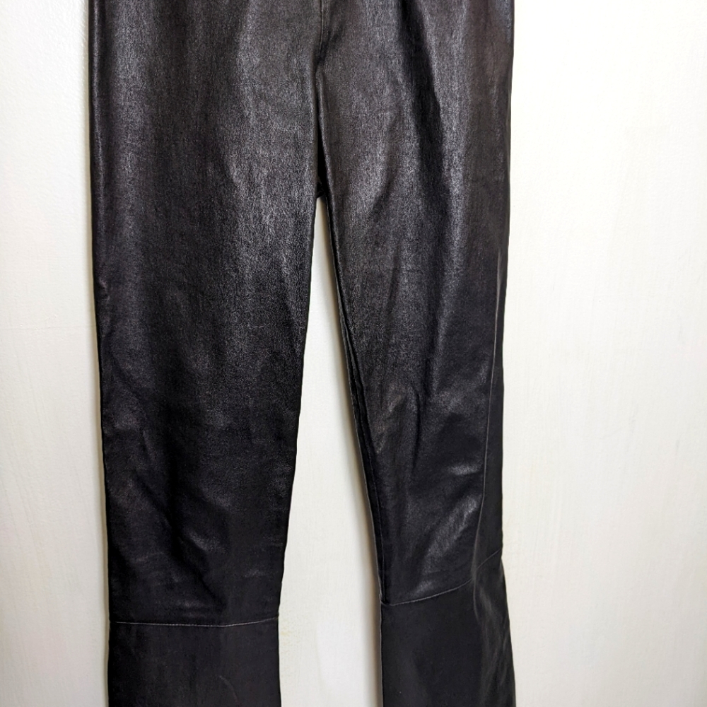 The Row Lambskin leather pants xs